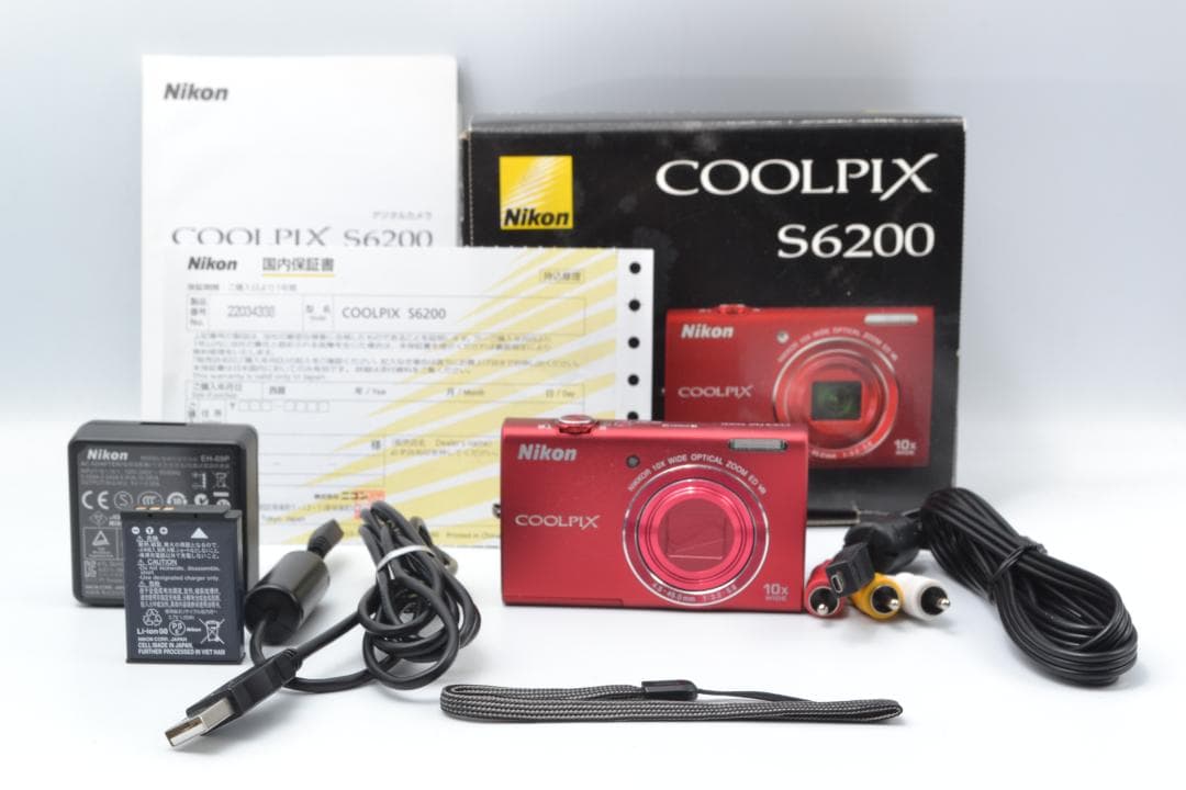 Nikon COOLPIX S6200 レッド 本体