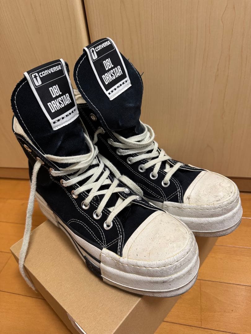 DRKSTAR Rick Owens × Converse スニーカー 26.5