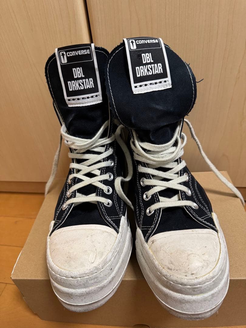 DRKSTAR Rick Owens × Converse スニーカー 26.5