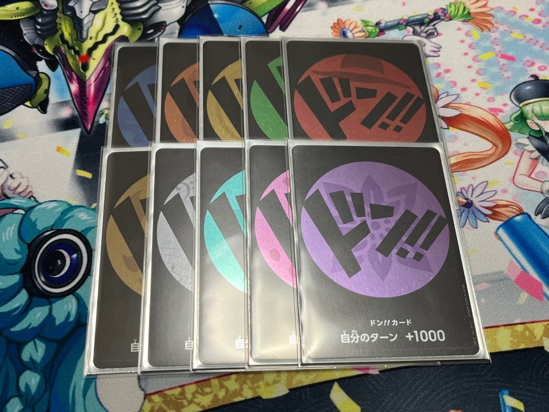 ワンピース　麦わらの一味　スリーブ　ドンカード