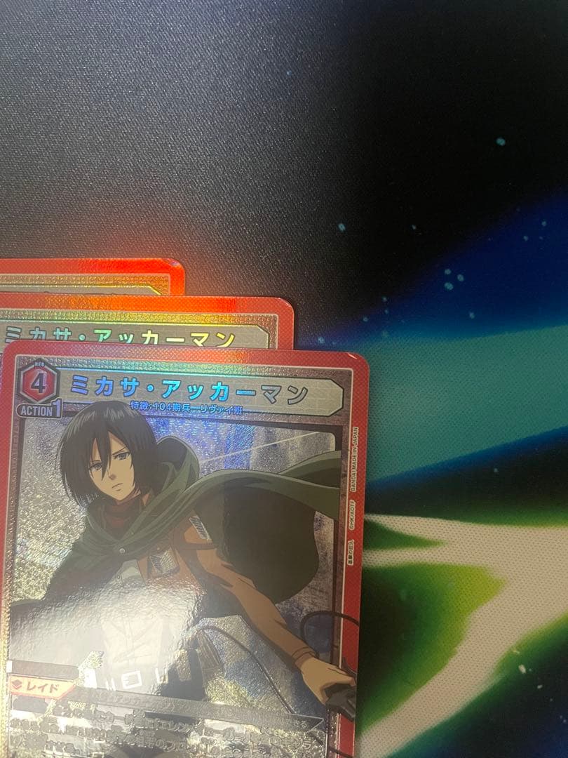 ユニオンアリーナ 進撃の巨人 エレン 104期兵 デッキ 調整パーツ付き