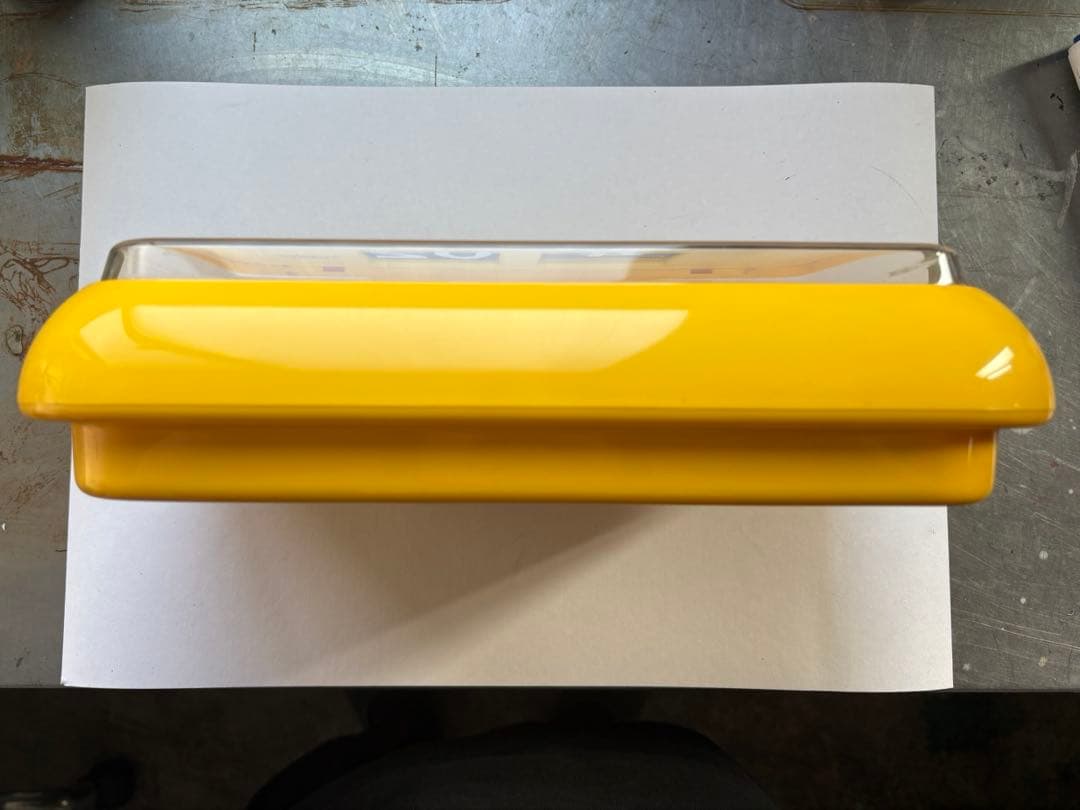 ★動作品★TWEMCO トゥエンコ パタパタ時計QD-35 イエロー 黄