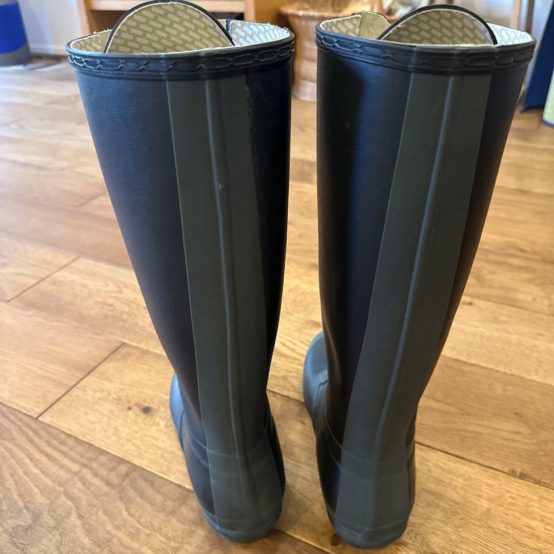 HUNTER ブラック ロングブーツ　UK6サイズ