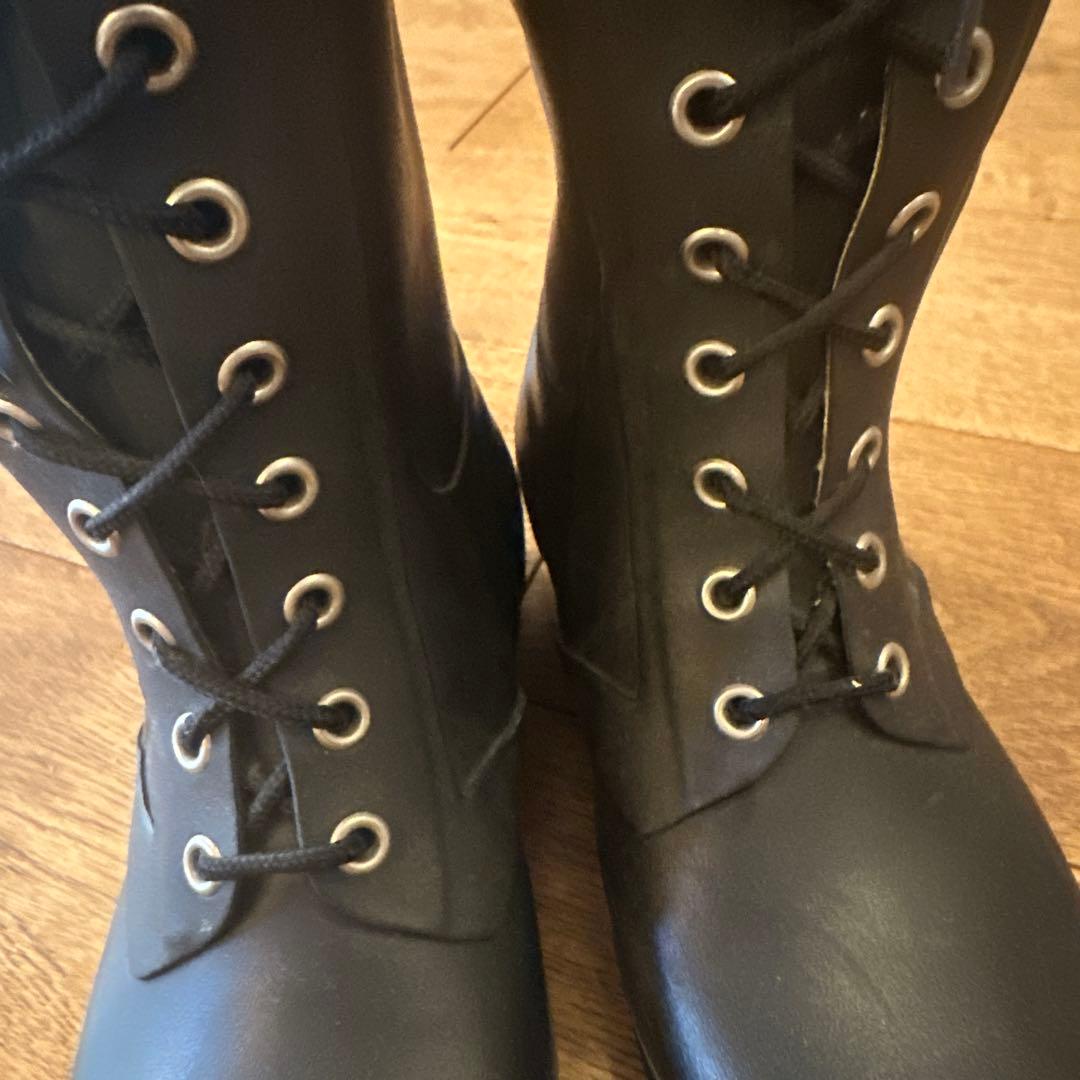 HUNTER ブラック ロングブーツ　UK6サイズ