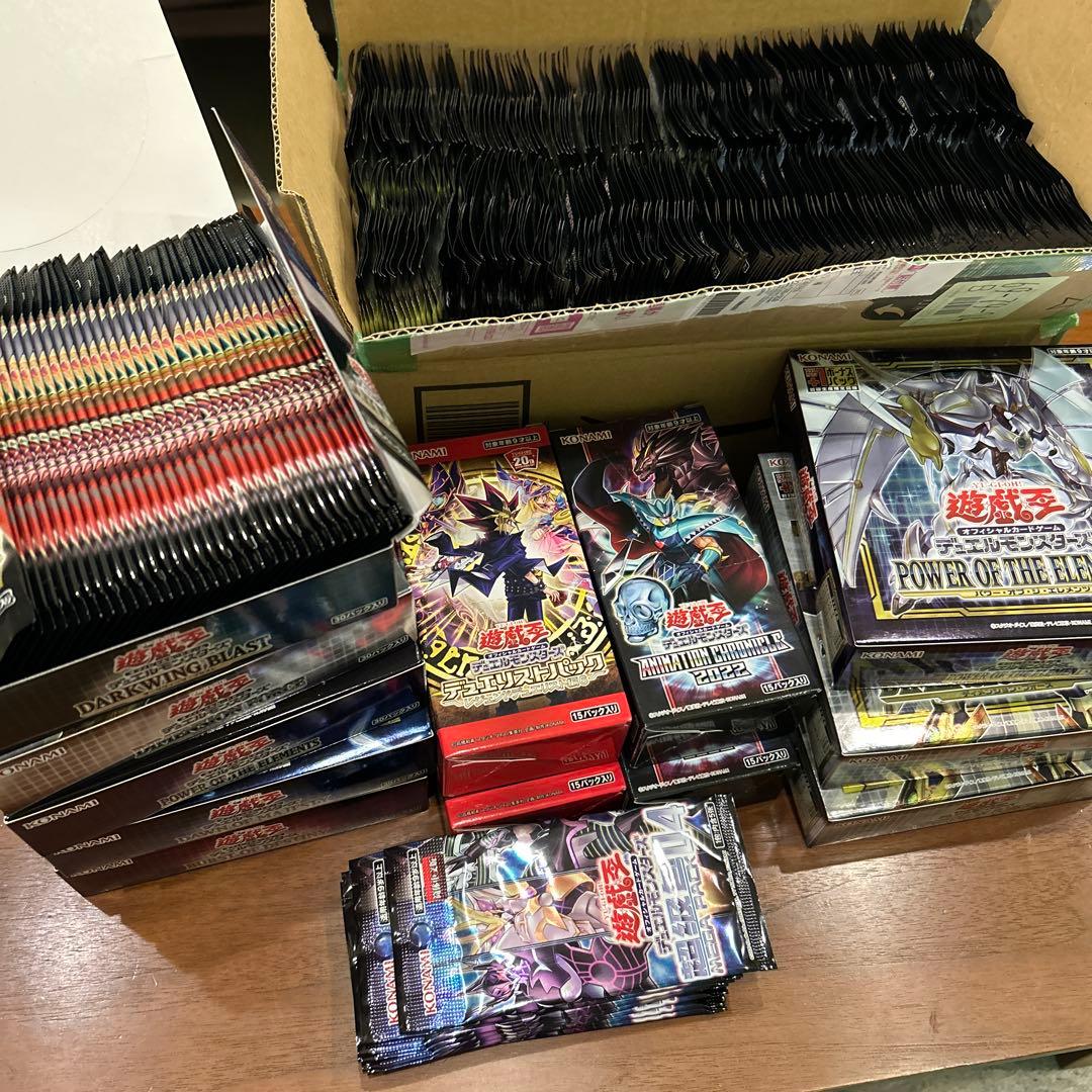遊戯王OCG 未開封　バラパック　大量　500パック以上