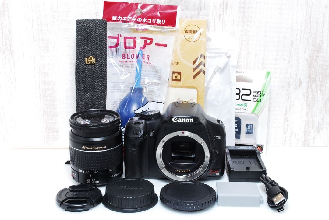 ❤️美品❤️初心者向け❤️スマホ転送可❤️すぐ使えるCanon EOS Kiss X2
