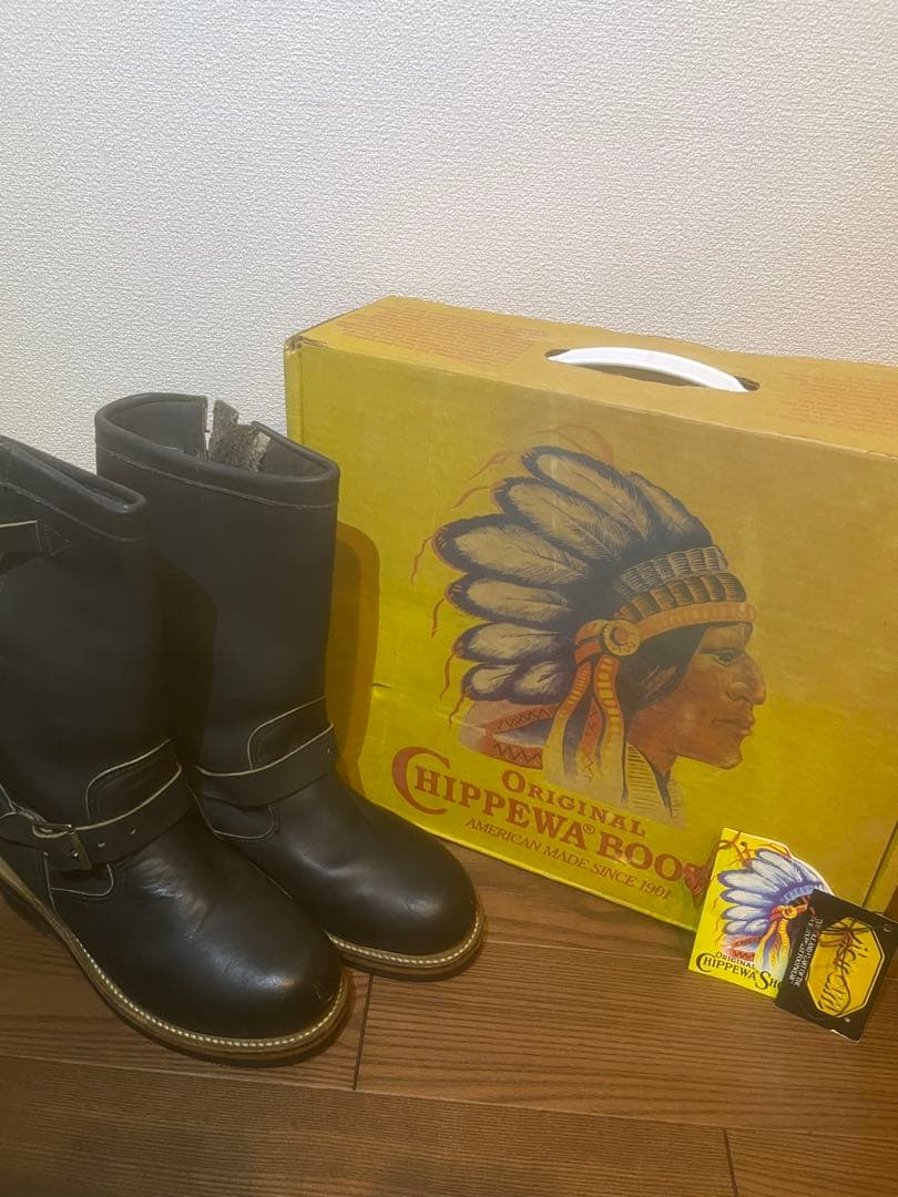 ✨希少✨USA製 チペワ エンジニアブーツ 23.5cm Vibram✨箱付き✨