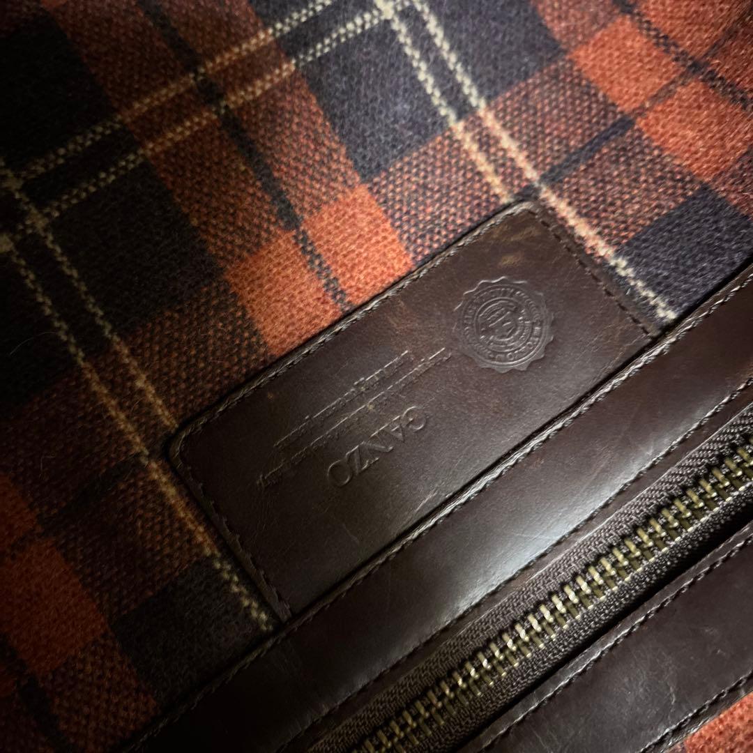 バッグ GANZO HORWEEN / leather messenger bag