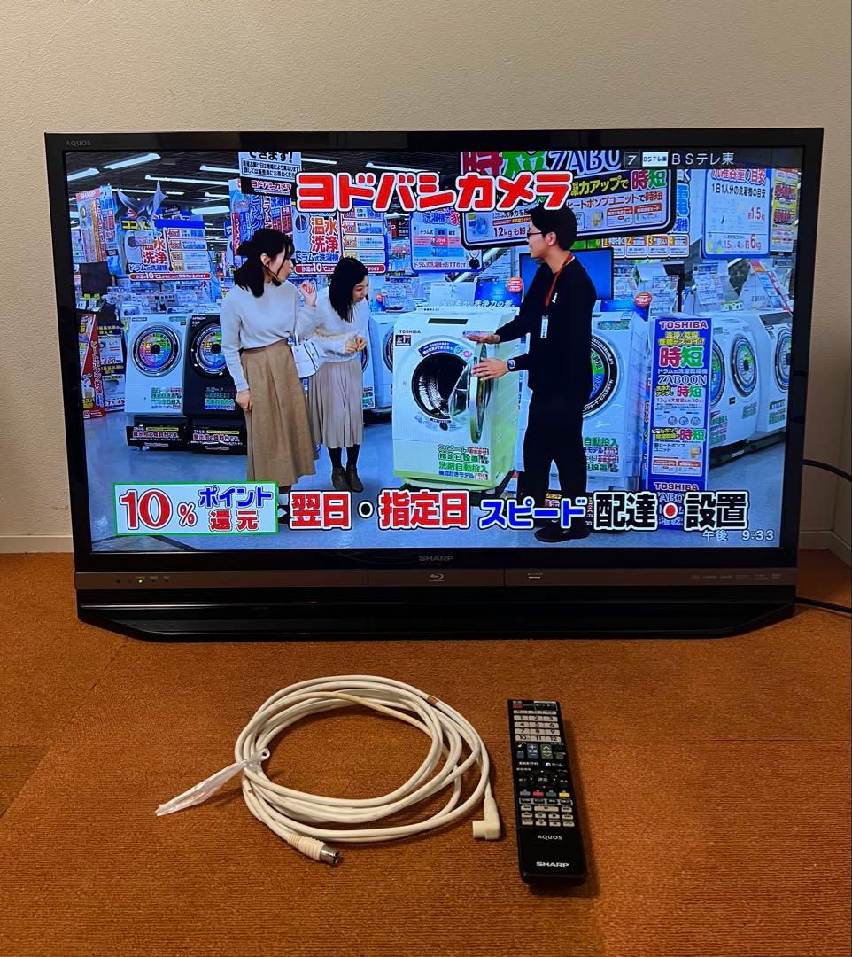 SHARP ブルーレイ&HDD内蔵 液晶テレビ 40V型 LC-40DR9