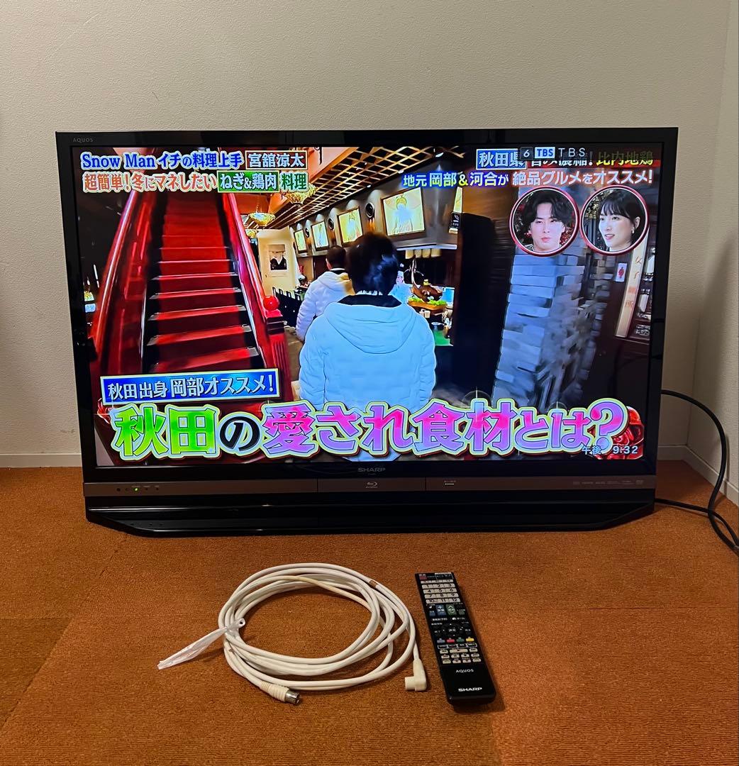 SHARP ブルーレイ&HDD内蔵 液晶テレビ 40V型 LC-40DR9