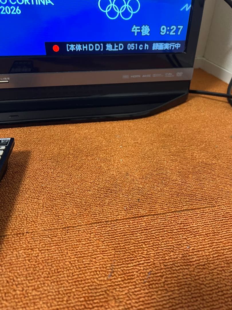 SHARP ブルーレイ&HDD内蔵 液晶テレビ 40V型 LC-40DR9