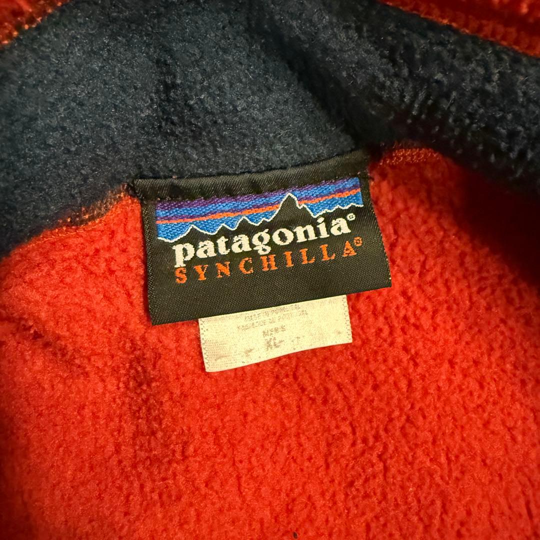 Patagonia Synchilla ベスト ブラッドオレンジ XL