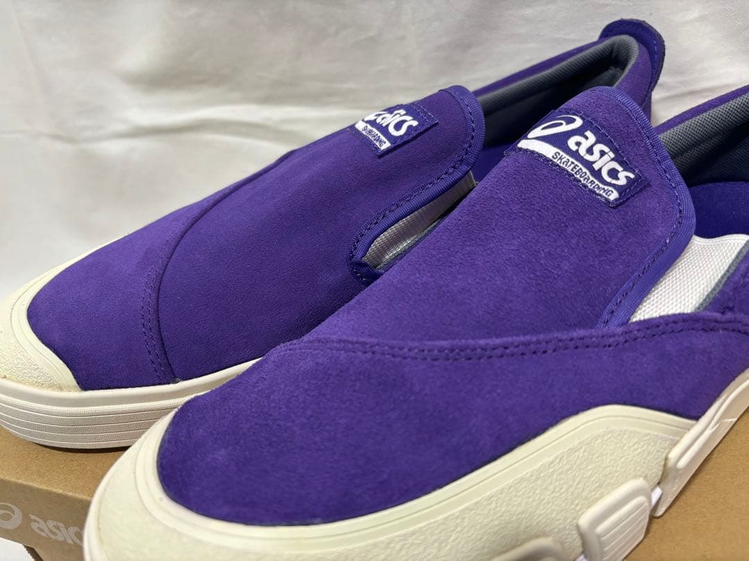 asics gel-flexkee slip-on purple 27.5 紫