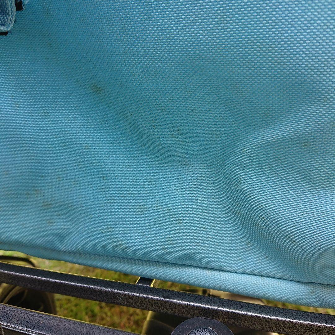 大型折りたたみキャリーカート 水色 オプション アルミロールテーブル付き