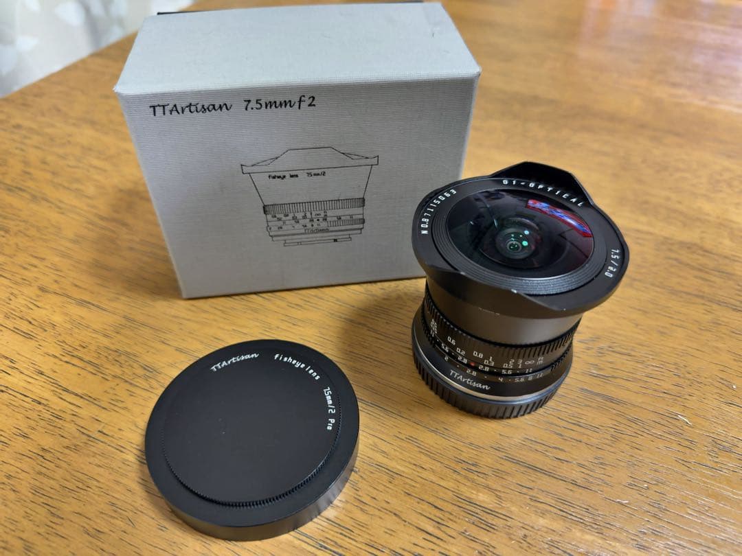 TTArtisan 7.5mm F2 フィッシュアイレンズ　ニコンZマウント