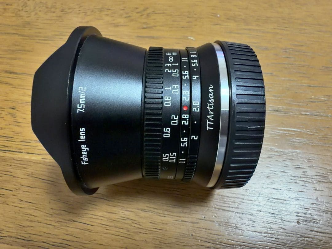 TTArtisan 7.5mm F2 フィッシュアイレンズ　ニコンZマウント