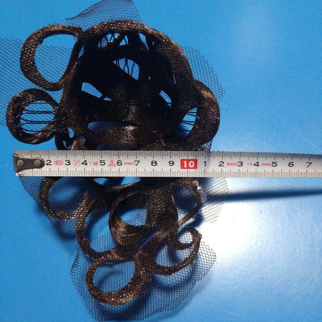 多美咲風　ヘアオーナメント　ヘアアクセサリー 　ストーン付き