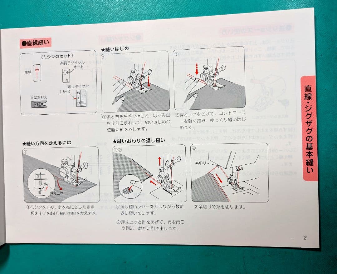 ❤️整備済 好調 二役 ジャノメコンビ 2300SX ジグザグ＆ロックミシン