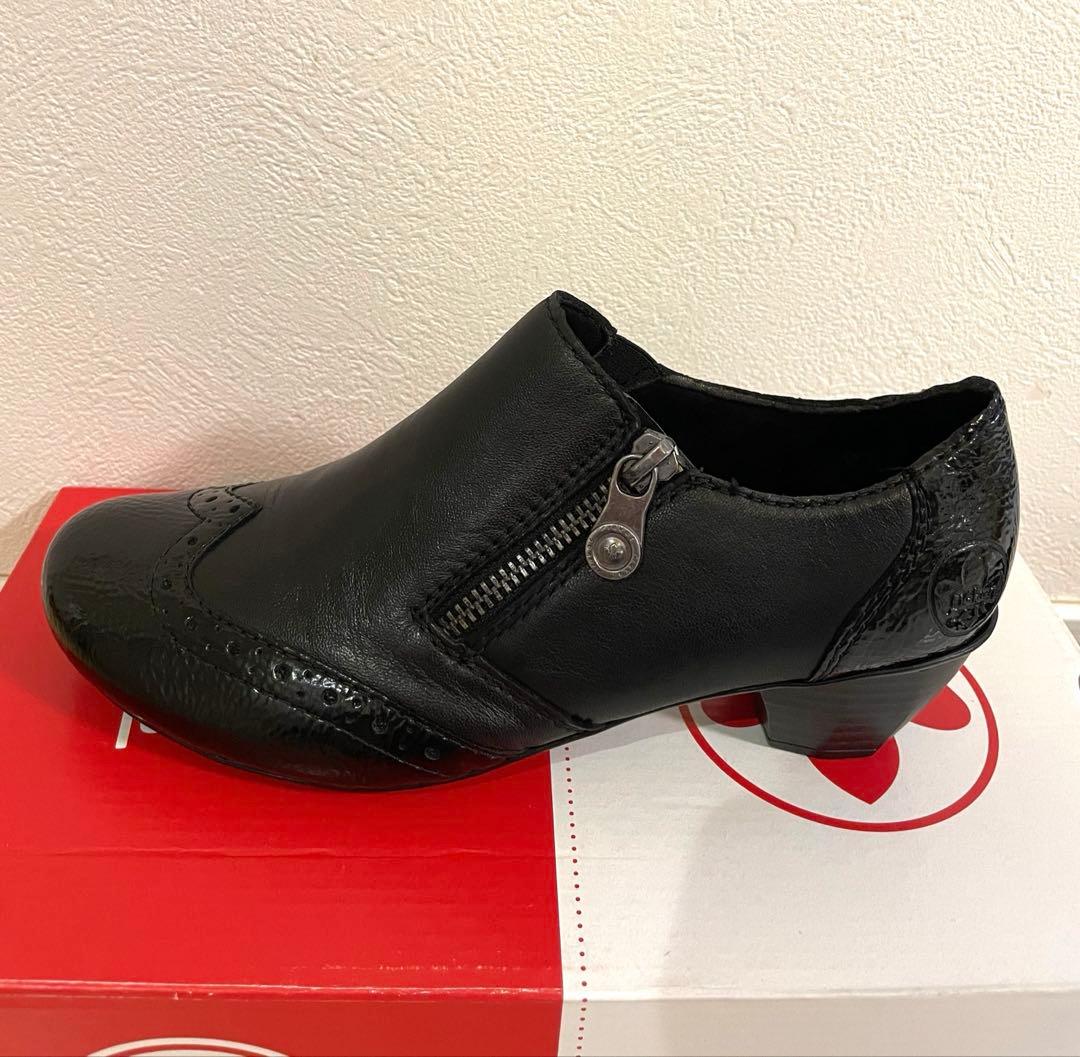 Rieker リーカー ショートブーツ　ブラック 試着のみ 箱あり 36