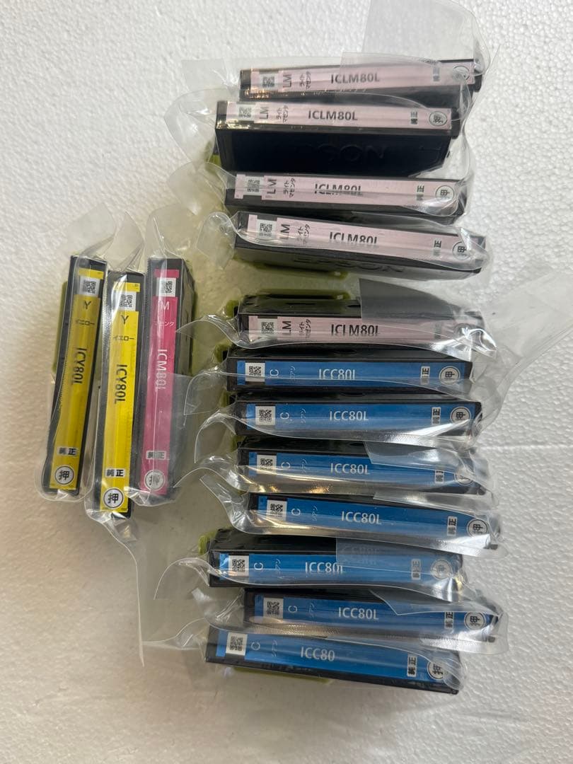 エプソン純正ICLM80L ICC80L インクカートリッジセット　新品未使用