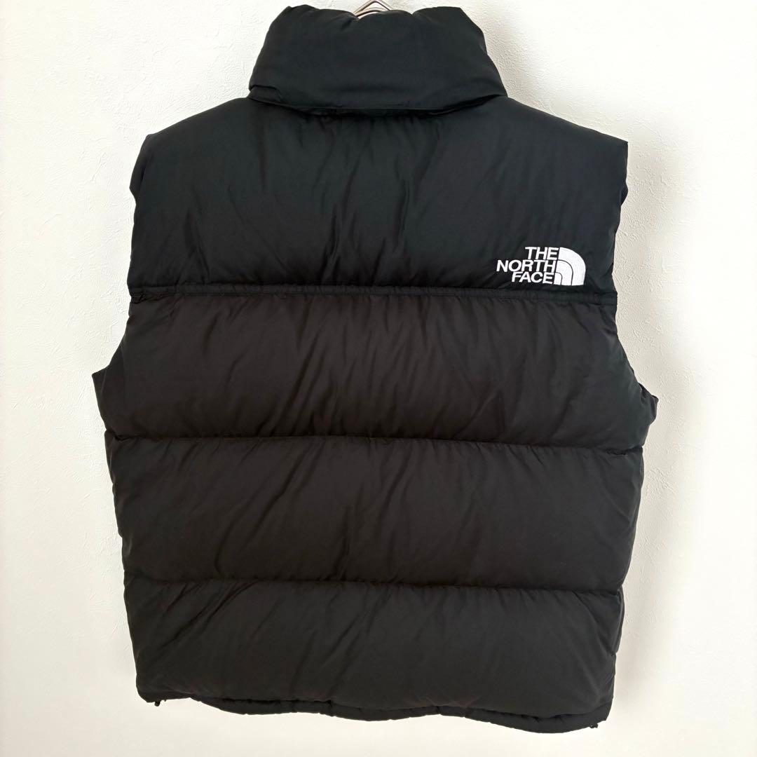 りりり美品 THE NORTH FACE ダウンヌプシベスト M　ブラック