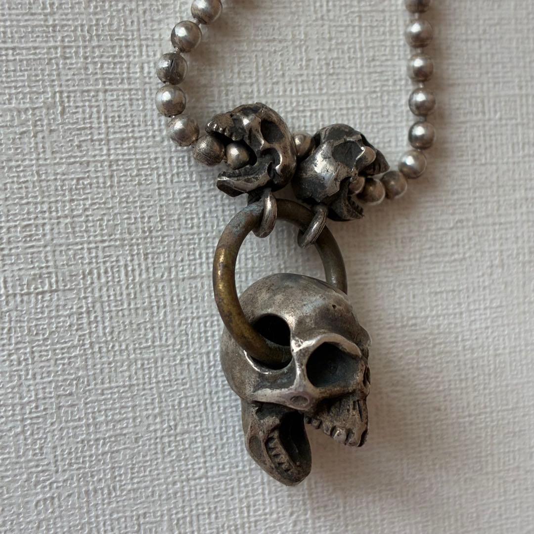 山*本様 ネクロマンス　スカル　ドクロ　髑髏　シルバーネックレス　シルバー925