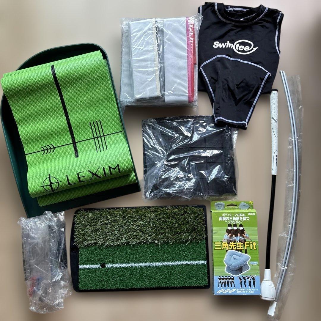 【新品未使用】RIZAP golf ライザップゴルフ練習器具 パターマットセット