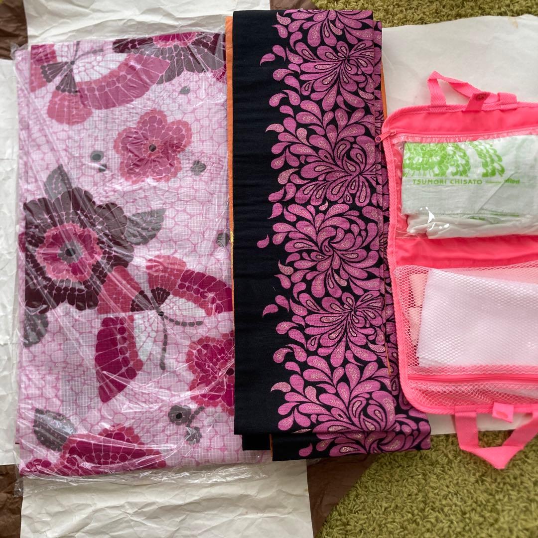 お値下げ！アナスイ 浴衣 帯 ピンク 着付けセット　百貨店購入