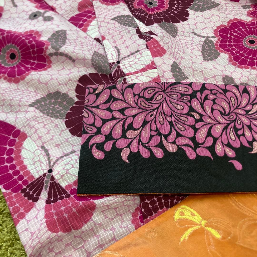 お値下げ！アナスイ 浴衣 帯 ピンク 着付けセット　百貨店購入