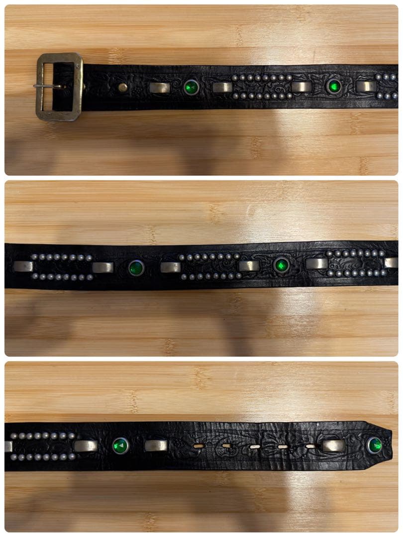 美品⭐️TENDERLOIN ×HTC×ポーター⭐️スタッズベルト⭐️ブラック⭐️32