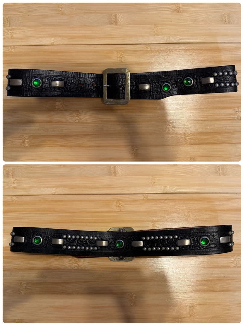 美品⭐️TENDERLOIN ×HTC×ポーター⭐️スタッズベルト⭐️ブラック⭐️32