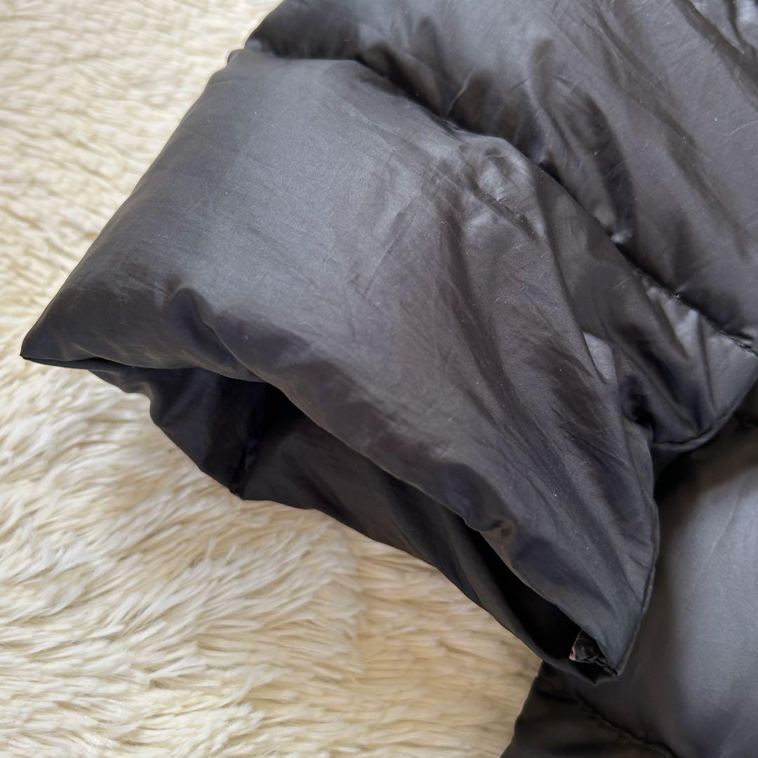 BALMAIN ダウンコート ブルーフォックスファー ダウン95% ブラック