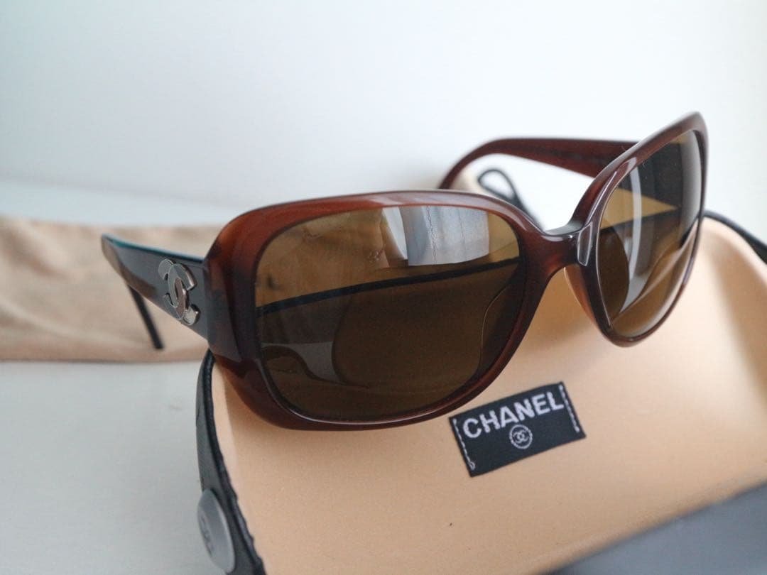 最終値下げ✨CHANEL ココマークブラウン サングラスCoco