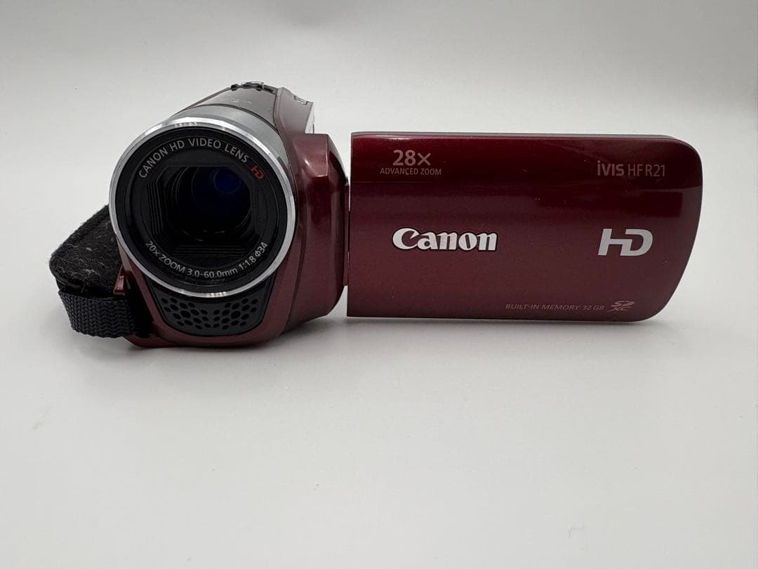 【美品】Canon iVIS HF R21 RED カメラケース付き