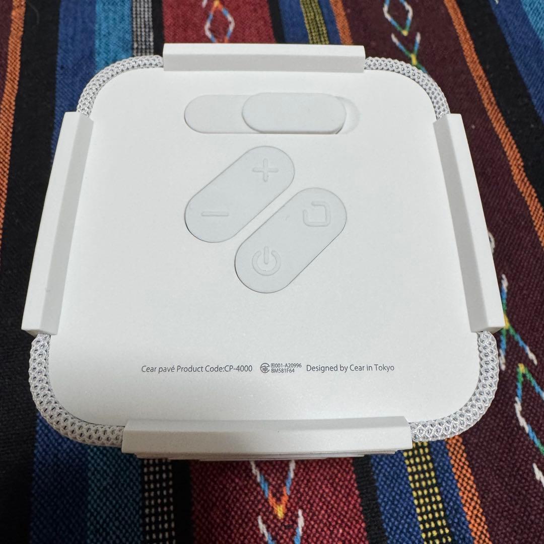 シーイヤーパヴェ Cear pavé ワイヤレススピーカー　ホワイト
