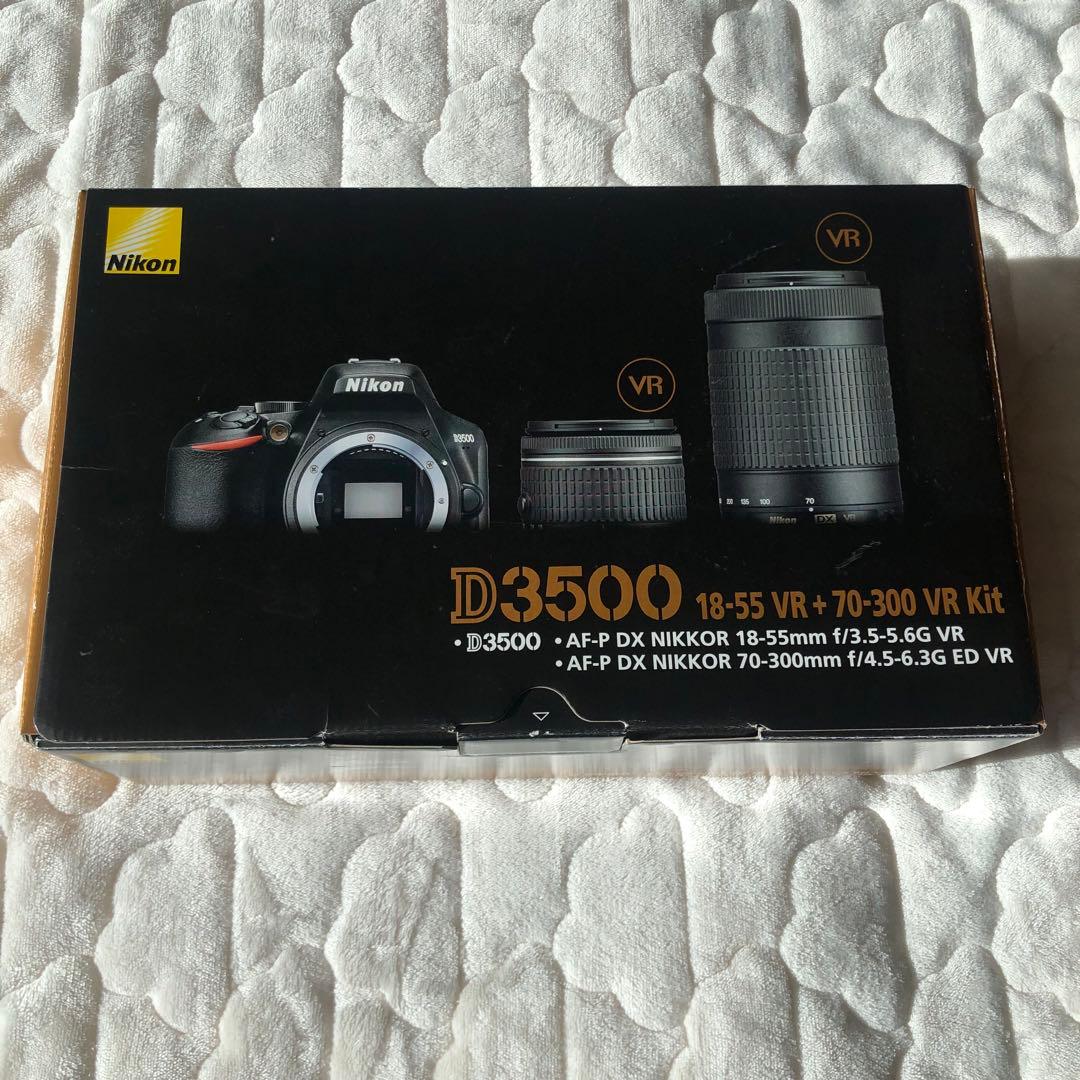 【美品】Nikon D3500 デジタル一眼レフ レンズ2台付