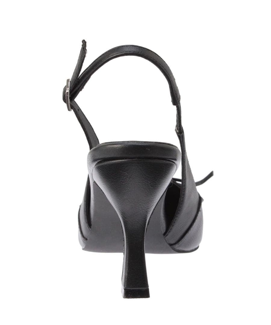 【試着のみ】EMODA レースアップリボンパンプス