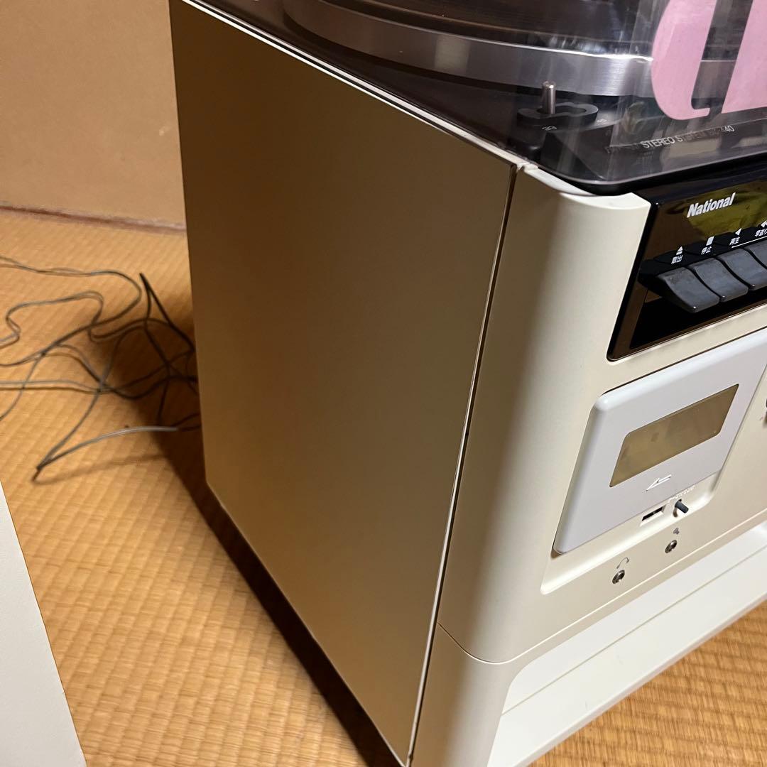 昭和レトロ　ナショナル　カセットタイマー付ステレオシステムSC-440