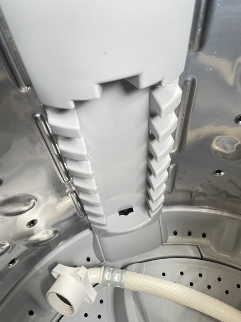 803 ニトリ おしゃれブラックガラストップ 6kg洗濯機 2023年製 単身