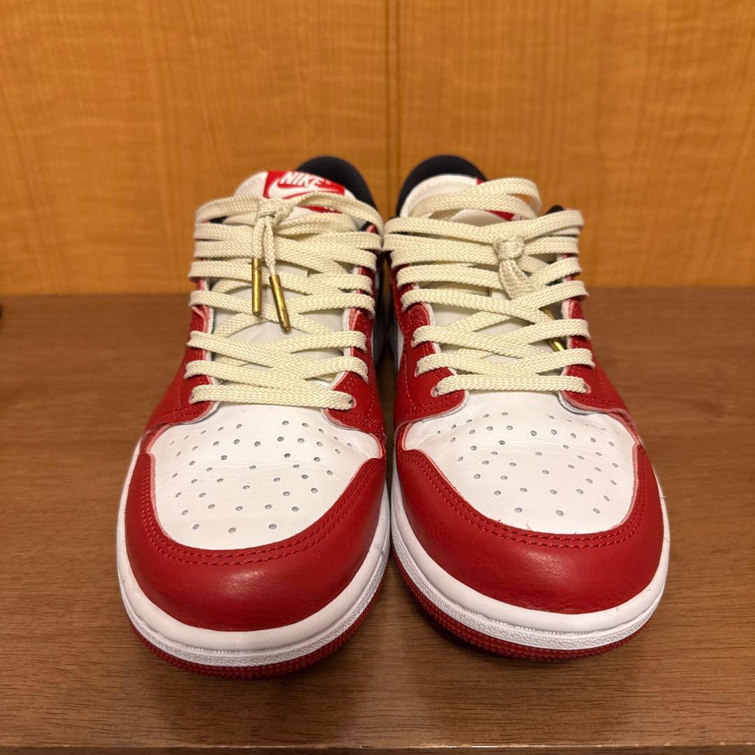 美品　NIKE Air Jordan 1 Low Chicago 27.5