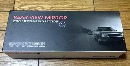 FOXPARK SONY制センサー ミラー型　ドラレコ 日本語説明書