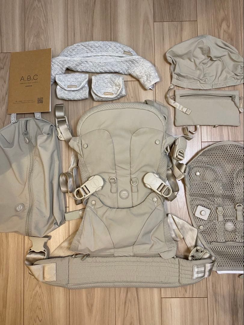 美品✨エアバギー コンフォモデル抱っこ紐 Airbuggy 子供用品 ベビー