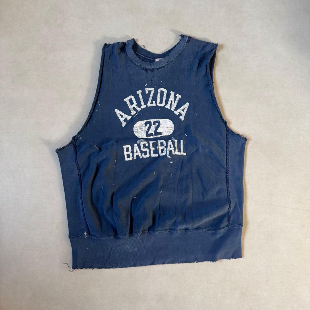 70s〜80s Champion ヴィンテージ スウェット ベスト カットオフ