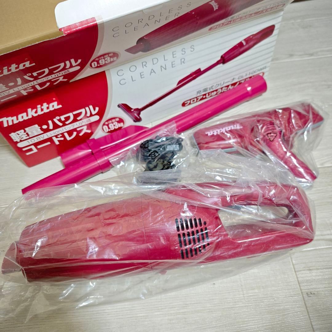 【未使用】makita CL110DWR 充電式クリーナー コードレス