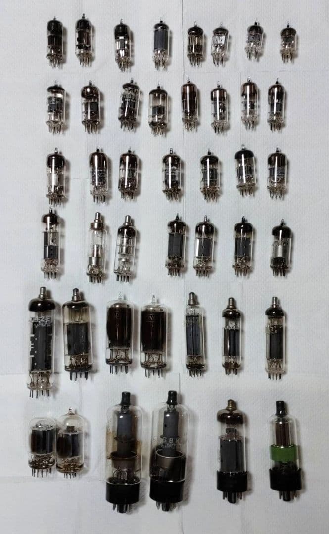 真空管 中古真空管 型番がわかる43本セット 各種日本メーカー 真空管②