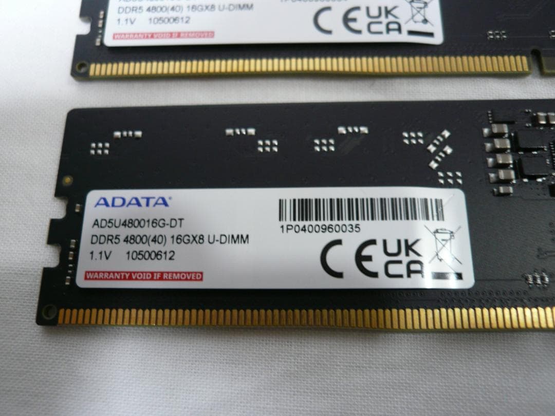 メモリー ADATA DDR5 32GB PC5-38400 PC5-4800