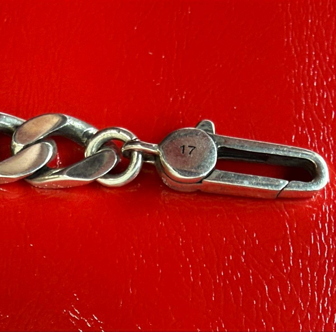 ふ*け様 GUCCI グッチ シルバー ゴースト チェーンブレスレット 925刻