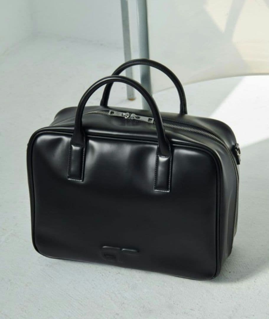 【美品】アダムロペ　ロゴボストンビッグバッグ