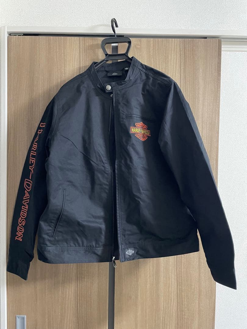 HARLEY-DAVIDSON ブラックナイロンジャケット