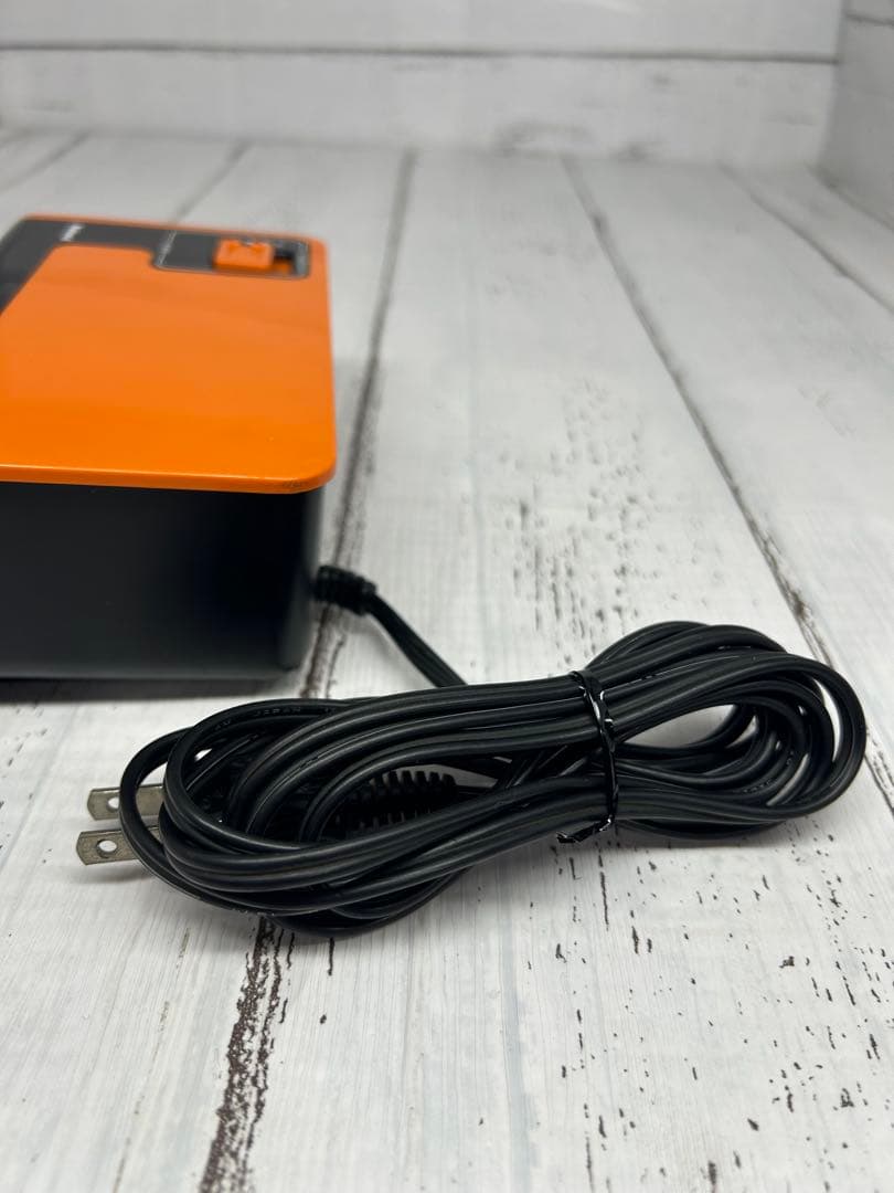 送料込み⭐︎National【TG02 オレンジ パタパタ 目覚まし時計】置時計